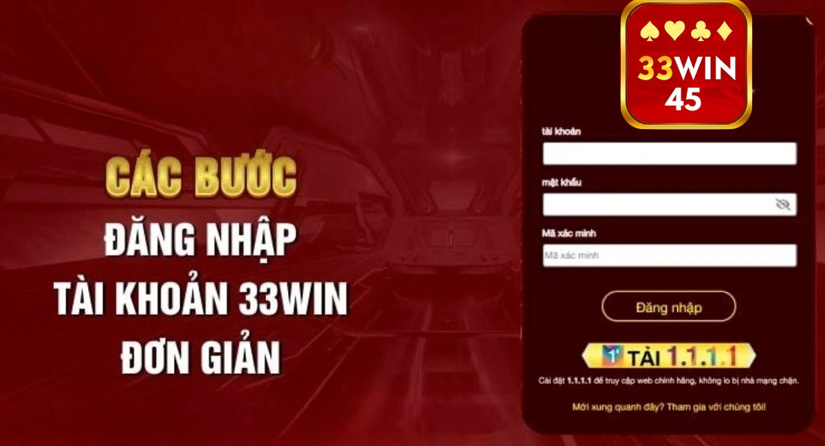 Sáu Bước Đăng Nhập Để Chơi Game Tại 33Win45