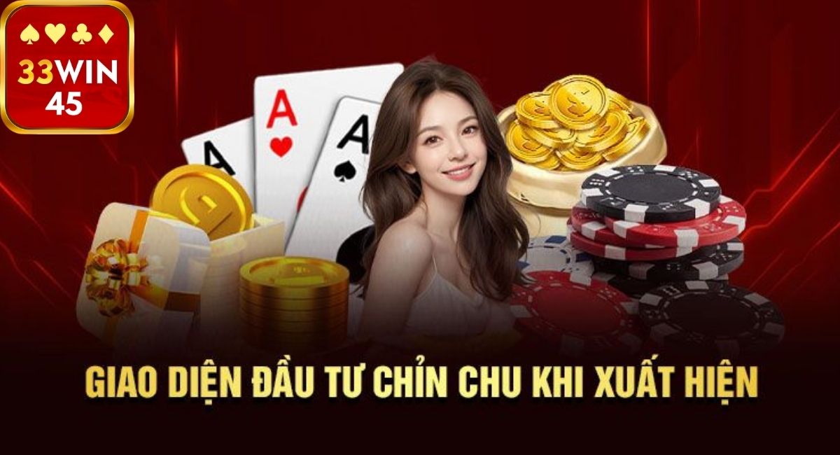 Giao diện bắt mắt tại 33win45